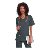 Orange Standard Shirt Scrub Orange Standard G3107 Balboa Unisex X-Small Charcoal Each - G3107-77-XS