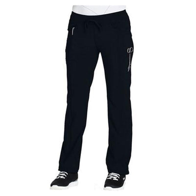 Cherokee Workwear Pant Scrub Womens Medium Black Each - 1123A-BAPS-M