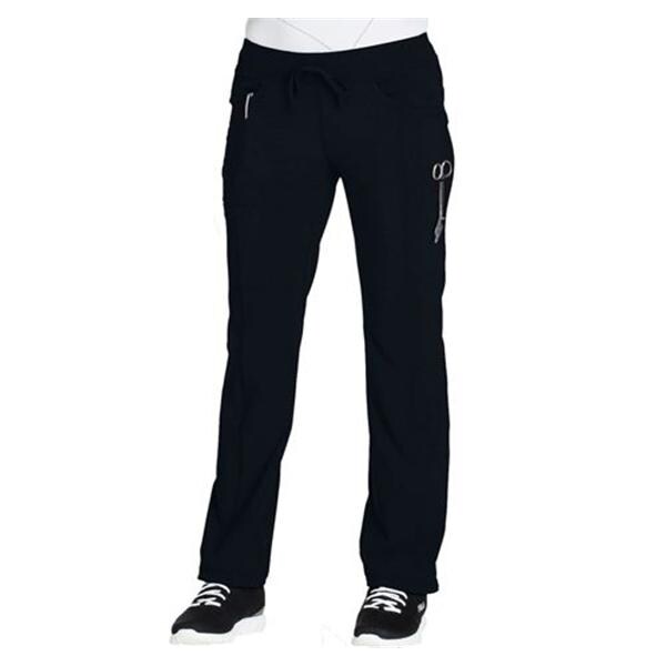 Cherokee Workwear Pant Scrub Womens Medium Black Each - 1123A-BAPS-M