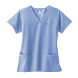 Jockey (TM) Scrubs Shirt Scrub Jockey 2299 Womens X-Small Ceil Blue Each - 2299-046-XS