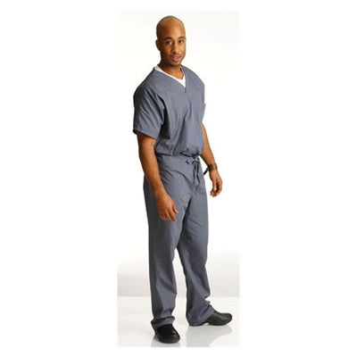 ScrubZone (R) by Landau Shirt Scrub Unisex 2X Small Black Each - 71221BKPXXS