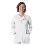 ScrubZone (R) by Landau Lab Coat 65% Polyester / 35% Cotton Womens White Small 35 in Each - 86002WWYS