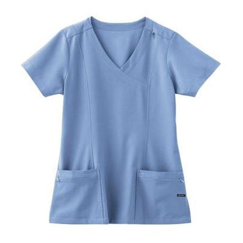 Jockey (TM) Scrubs Shirt Scrub Jockey 2306 Womens Small Ceil Blue Each - 2306-046-S