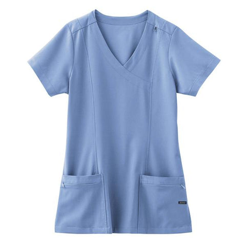 Jockey (TM) Scrubs Shirt Scrub Jockey 2306 Womens 3X Large Ceil Blue Each - 2306-046-3XL