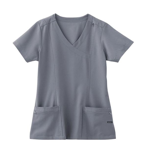 Jockey (TM) Scrubs Shirt Scrub Jockey 2306 Womens Large Pewter Each - 2306-1054L