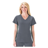 Jockey (TM) Scrubs Shirt Scrub Jockey 2306 Womens 2X Large Pewter Each - 2306-10542XL