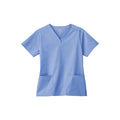 White Swan Uniform, Inc. Shirt Scrub Fundamentals Womens Small Steel Blue Each - 14700-046-S
