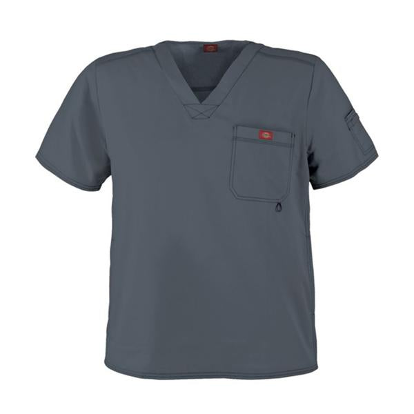 Dickies Shirt Scrub Dickies 81722 2X Large Pewter Each - 81722-PEWZ-2XL