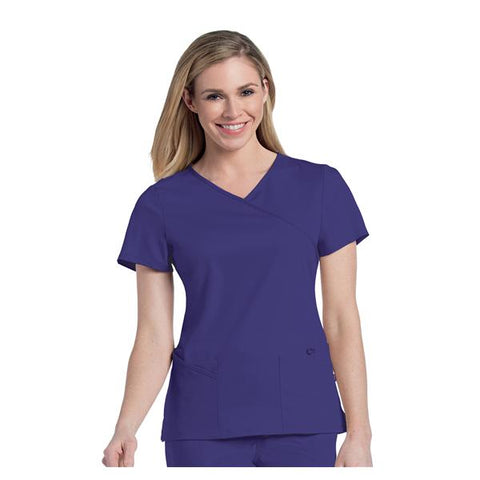 Landau Uniforms Inc. Shirt Scrub 9577 Large African Violet Each - 9577-PAVAH-L