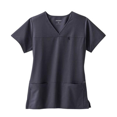 Jockey (TM) Scrubs Shirt Scrub Jockey 2299 Womens Small Charcoal Each - 2299-1004-S