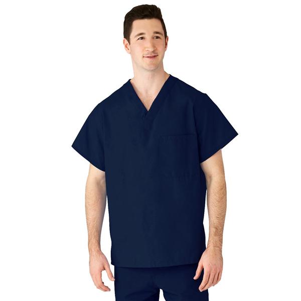 Medline Industries Inc Shirt Scrub AngelStat Navy Large Each - M610NNTL-CA