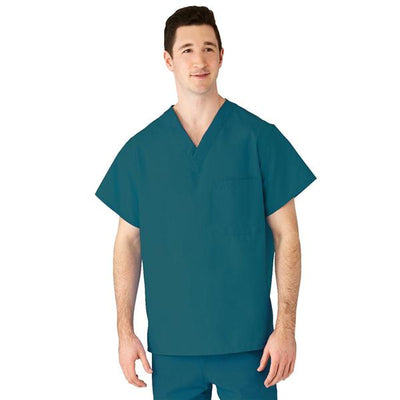 Medline Industries Inc Shirt Scrub Peacock Large Reversible Each - 610NBTL-CA