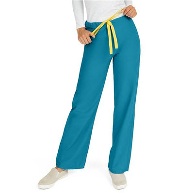 Medline Industries Inc Pant Scrub 55% Cotton / 45% Polyester Unisex Peacock Lg Reg Reversible 2Pckt Each - 600NBTL-CA