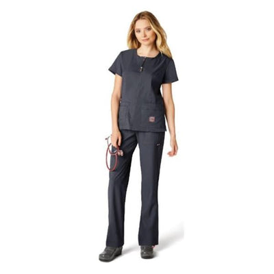 koi Design LLC Scrub Top koi Lite Serenity Medium Charcoal Each - 317-077-M