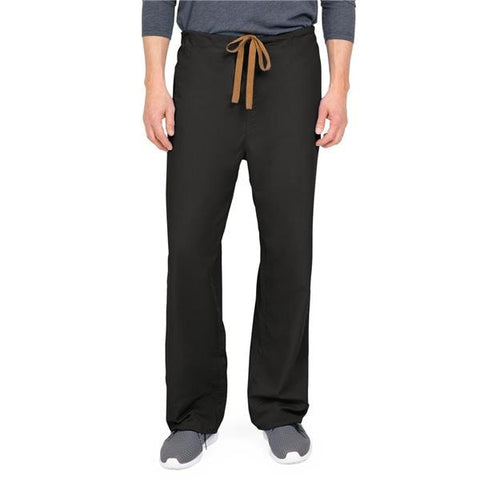 Medline Industries Inc Pant Scrub 100% Synthetic Unisex Black X-Small Regular Reversible No Pockets Each - 800DKWXS-CA