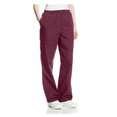 Cherokee Workwear Scrub Pant Cherokee 4001 Womens Large Wine Each - 4001-WINW-L