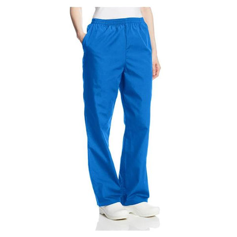 Cherokee Workwear Scrub Pant Cherokee 4001 Womens X-Large Royal Blue Each - 4001-ROYW-XL