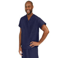 Medline Industries Inc Top Scrub 100% Polyester PerforMAX Unisex Navy X-Large Reversible 1 Pocket Each - 810NNTXL-CM
