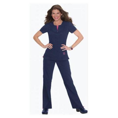 koi Design LLC Scrub Top koi Lite Serenity Medium Navy Each - 317-012-M