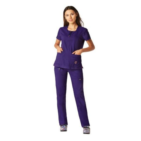 koi Design LLC Scrub Top koi Lite Serenity Large Grape Each - 317-082-L