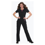 koi Design LLC Scrub Top koi Lite Serenity X-Large Black Each - 317-002-XL