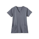 Jockey (TM) Scrubs Scrub Top Jockey Womens X-Large Pewter Each - 2206-1054-XL