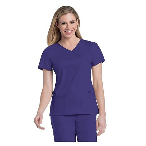 Urbane (TM) Scrub Top Urbane 9577 Sophie Crossover Womens 2X Large African Violet Each - 9577-PAVAH-2XL