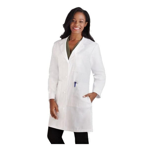 META By White Swan Lab Coat 100% Cotton Twill Womens White Size Each - 763-011-4