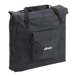 Drive Medical Super Light, Folding Transport Chair with Carry Bag and Flip-Back Arms - SL18