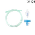 Dynarex Small Volume Nebulizer 6 Cc Cups with 7 tubing and spring loaded T [ 22mm ID * 22MM OD ] Standard case of 50