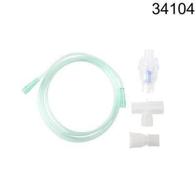 Dynarex Small Volume Nebulizer 6 Cc Cups with 7 tubing and T piece / mountpiece standard case of 50