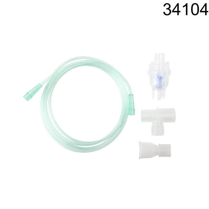 Dynarex Small Volume Nebulizer 6 Cc Cups with 7 tubing and T piece / mountpiece standard case of 50