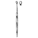 Sklar Instruments Curette Dermal Fox 5-1/2" Straight 5mm Oval Tip Stainless Steel Reusable Each - 12936