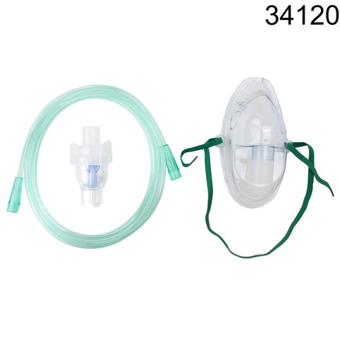 Dynarex Small Volume Nebulizer 6 Cc Cups 7 tubing and aersoal elongated mask [ adult ] standard case of 50