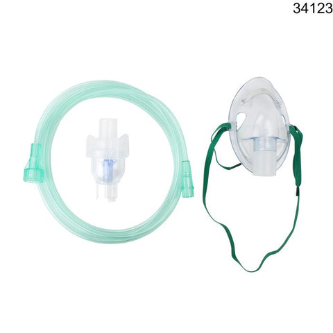 Dynarex Small Volume Nebulizer 6 Cc Cups with 7 tubing and elongated mask [ pedictric ] standard case of 50