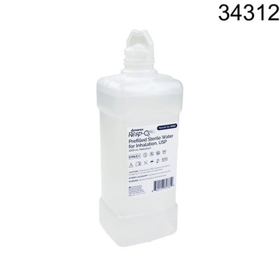 Dynarex Prefilled Sterile Water For Inhalation (Nebulizer) 1000ml case of 12