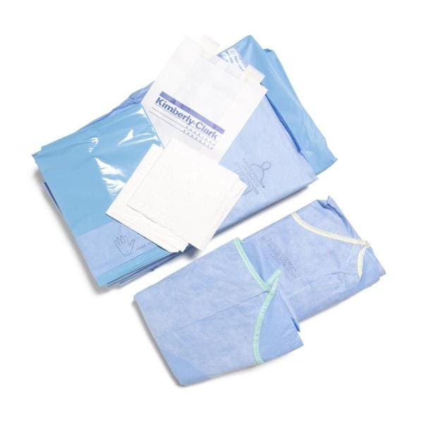 O & M Halyard Pack Laparotomy IX With Drape 100x72x124" LF Sterile 6/Ca - 88248