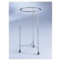 Blickman Industries Hamper Laundry Chrome Round 18" Silver Each - 962018000