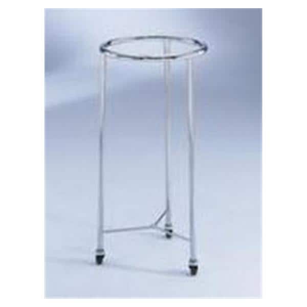 Blickman Industries Hamper Laundry Chrome Round 18" Silver Each - 962018000