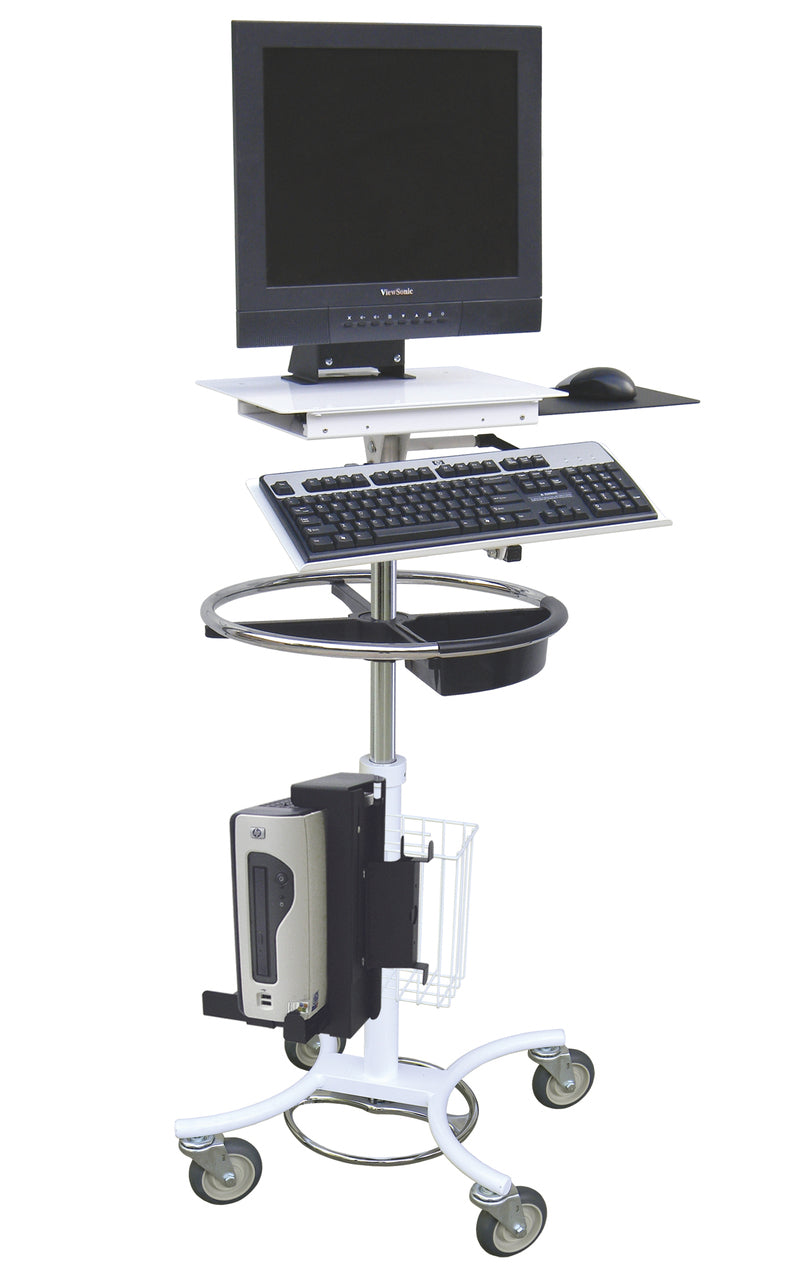 Omnimed Mobile Computer Secure EMS Stand