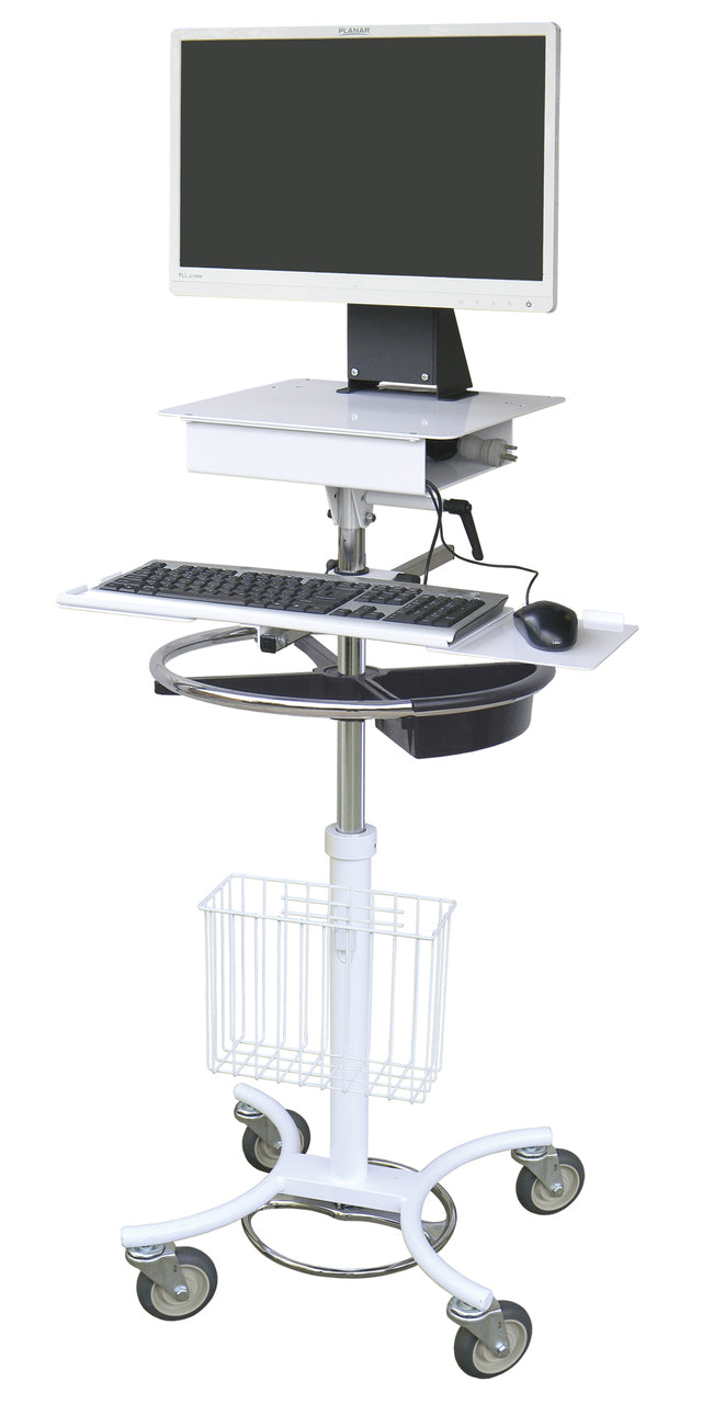 Omnimed All-In-One Mobile EMS Computer Stand