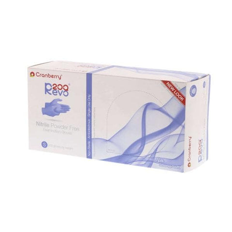 Pro2 Solutions, Inc Gloves Exam R200 Powder-Free Nitrile Latex-Free Small Violet Blue 200/Bx, 10 BX/CA - CR3206