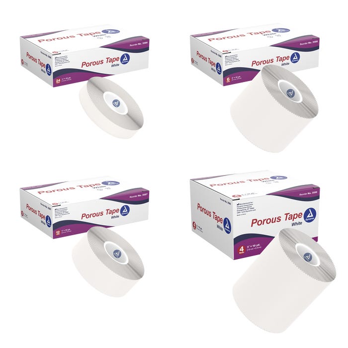Dynarex Porous Tape case of 12 Quantity per box: 24