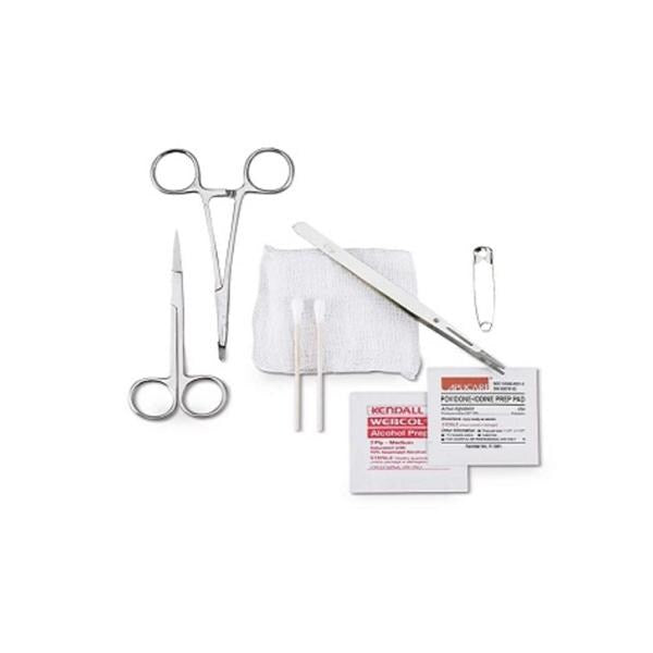 Medical Action Industries Kit Wound Closure With 4 Gauze Pads 4x4" 20/CA - 61203