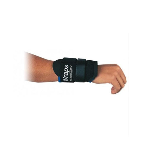 DJO, Inc Wrap DonJoy Adult Wrist Nylon/Neoprene Black Size Medium Universal Each - 11-0386-3-06060