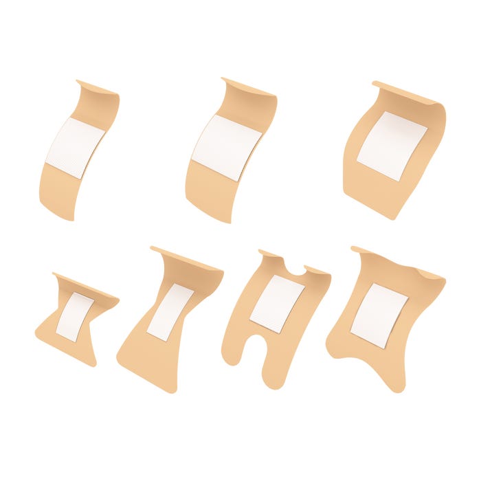 Dynarex Adhesive Fabric Bandages — Sterile case of 24 per box quanitity is 100