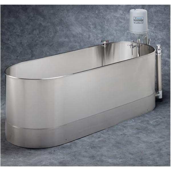 Whitehall Mfg Co Whirlpool Hydrotherapy Hi-Boy 105gal 90x24x28" Stationary Stainless Steel Each - H-105-S