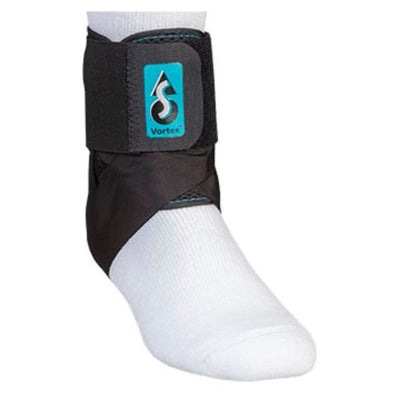 Medical Specialties Brace Stabilizer ASO Vortex Ank Nylon BLat Black Sz X-Large 14-15" Universal Each - 264176
