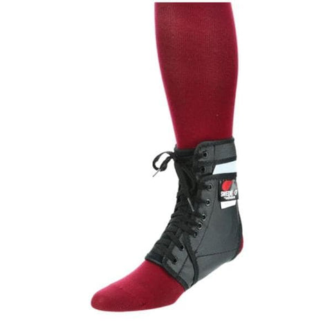 Swede Brace Support Ankle Lok Ank Elastic/Vinyl Black Sz M8-10.5/W10-11.5 Md Univ Each - O Inc. - AKL-6331-BK-MED