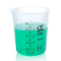 Globe Scientific 1000mL Beaker, Diamond Essentials, Griffin Style, Low Form, Printed Graduations, PP